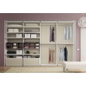 Dressing sur mesure PERSONNALISABLE AK10 avec étagères, penderies & coffres - MORETTI COMPACT