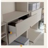 Dressing sur mesure PERSONNALISABLE AK19 avec étagères, penderies extractibles coffres & niches suspendus - MORETTI COMPACT
