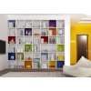Bibliothèque Design PERSONNALISABLE AL12 Multicolore moderne et fun - MORETTI COMPACT