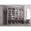 Bibliothèque Design PERSONNALISABLE AL19 avec portes vitrées & tiroirs  - MORETTI COMPACT