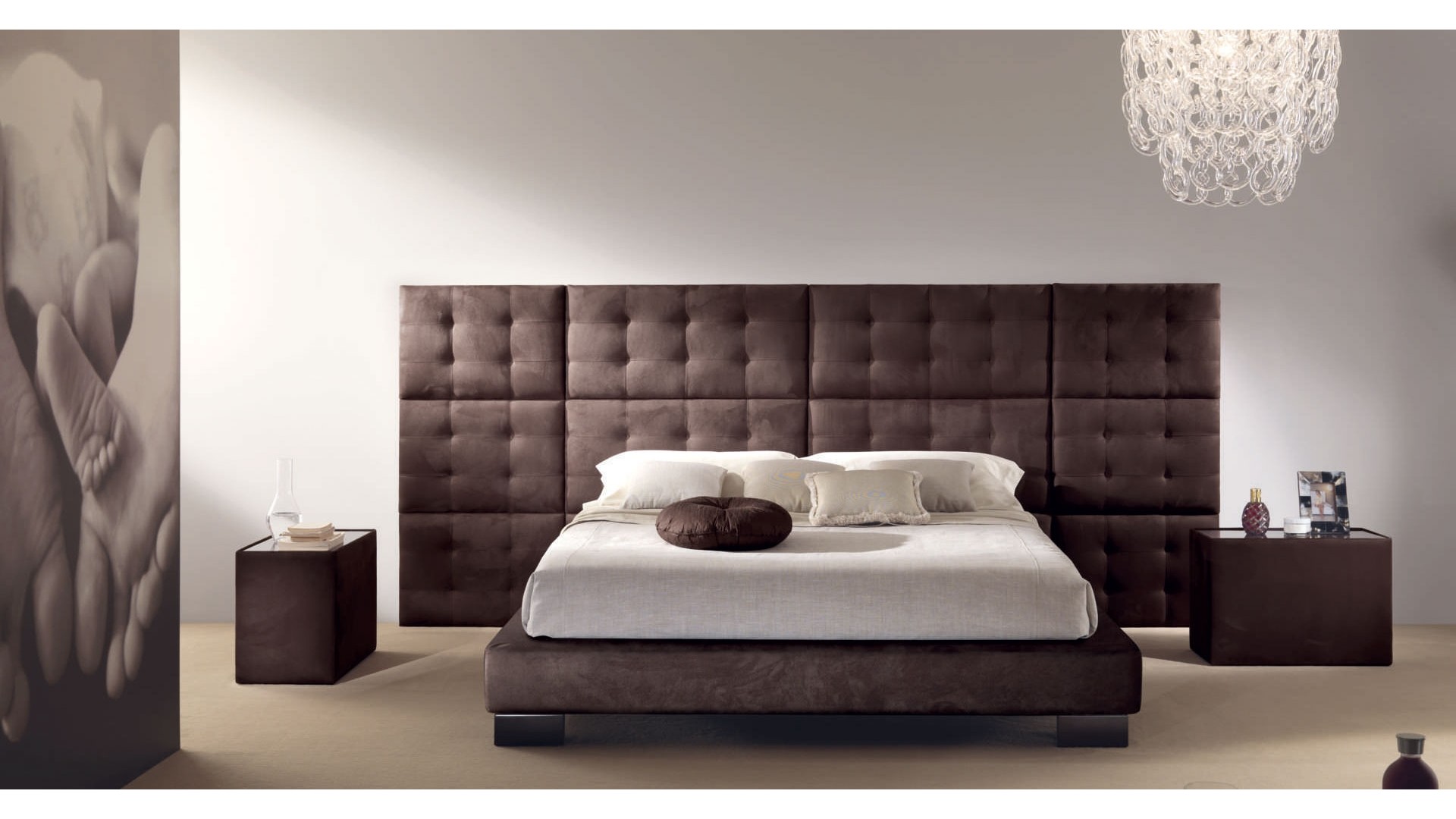 Chambre à coucher avec lit double Menhir grandiose- PIERMARIA- SO NUIT
