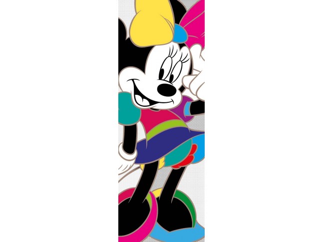 Poster mural Minnie colorée- Panoramique Disney - KOMAR