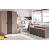 Chambre enfant garcon composition L004 avec lit gigogne - GLICERIO