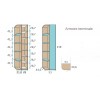 Chambre pour enfant composition L005 avec lit surélevé - GLICERIO
