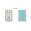 Chambre ado garcon composition L010 avec lit gigogne - GLICERIO