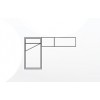 Chambre ado design composition L012 avec lit gigogne - GLICERIO