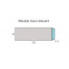 Chambre moderne ado composition L013 avec lit gigogne - GLICERIO