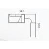 Chambre moderne ado composition L013 avec lit gigogne - GLICERIO