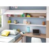 Chambre enfant mixte composition L014 avec lit gigogne - GLICERIO
