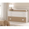 Chambre complète bébé Miki avec lit, commode et armoire - GLICERIO