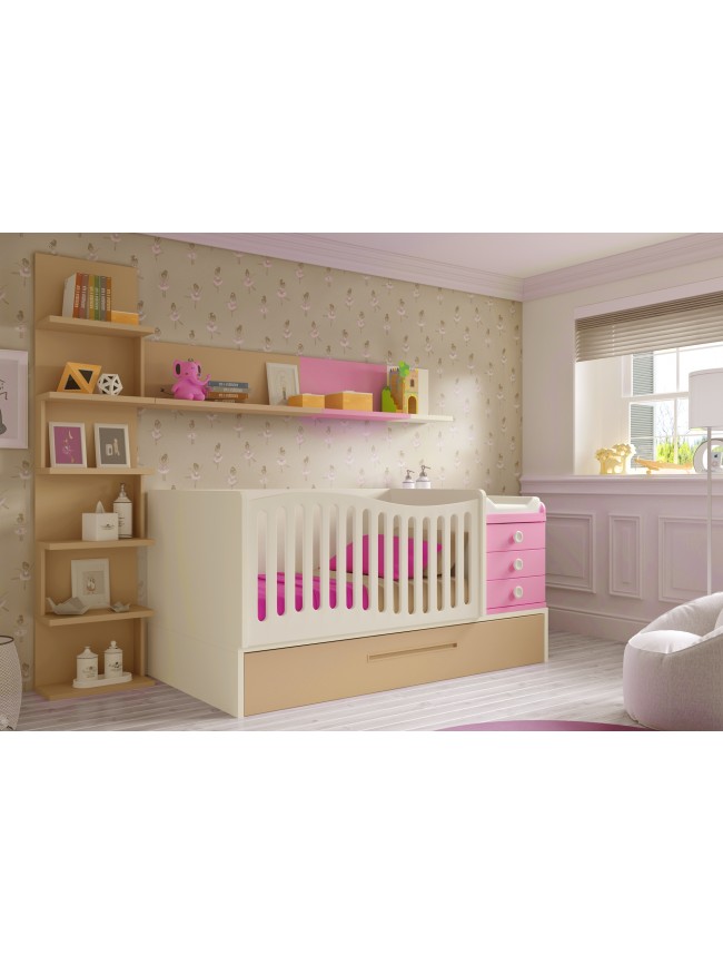 Lit Bebe Fille 2 Evolutif 30 Avec Etagere Deco Glicerio So Nuit Lit Bebe Fille 2 Evolutif 30 Avec Etagere Deco Glicerio So Nuit