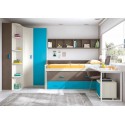 Chambre garçon composition L018 avec lit gigogne - GLICERIO
