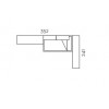 Chambre ado fille composition L020 avec lit gigogne - GLICERIO