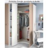 Chambre ado fille composition L110 avec lit 3 coffres - GLICERIO