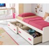 Chambre pour ado fille composition L112 avec lit 2 coffres - GLICERIO