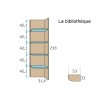 Chambre moderne ado composition L113 avec lit gigogne - GLICERIO
