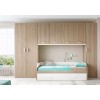 Chambre pour ado composition L114 avec lit gigogne - GLICERIO