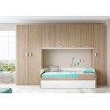 Chambre pour ado composition L114 avec lit gigogne - GLICERIO