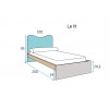Chambre enfant fun L302 avec lit 1 personne - GLICERIO