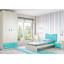 Chambre enfant fun L302 avec lit 1 personne - GLICERIO