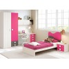 Chambre fille composition L303 avec lit 1 personne - GLICERIO
