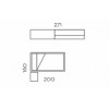 Chambre enfant composition L304 avec lit 1 personne - GLICERIO