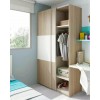 Chambre enfant composition L304 avec lit 1 personne - GLICERIO