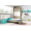Chambre enfant composition L304 avec lit 1 personne - GLICERIO