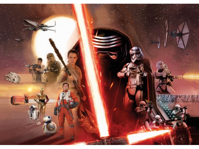  Poster XXL Star Wars EP7 - Panoramique - KOMAR