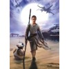  Poster XXL Star Wars Rey - Panoramique - KOMAR