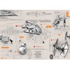  Poster XXL Star Wars Blueprints - Panoramique - KOMAR