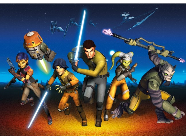  Poster XXL Star Wars Rebels Run - Panoramique - KOMAR