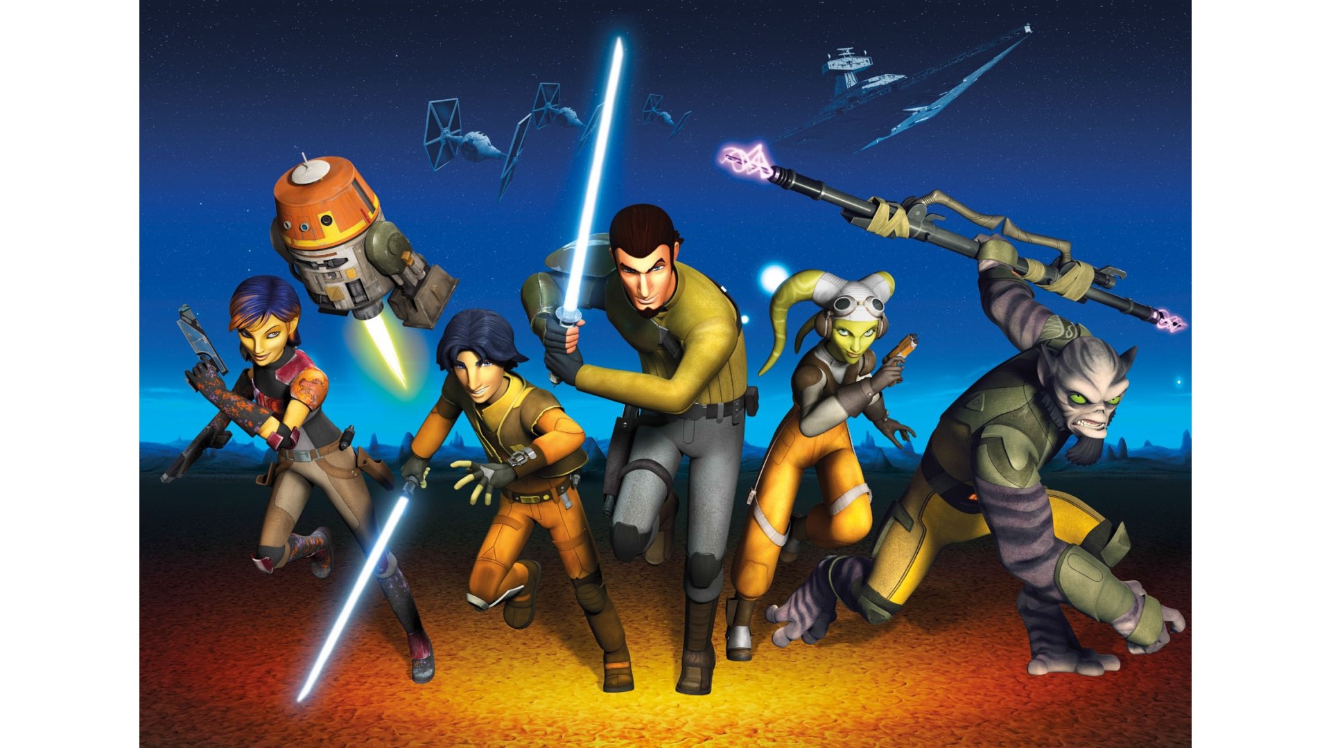  Poster XXL Star Wars Rebels Run - Panoramique - KOMAR