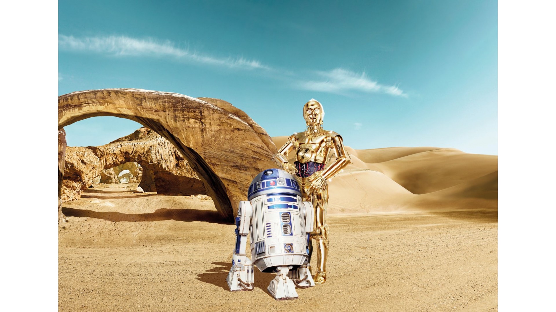  Poster XXL Star Wars Lost Droids - Panoramique - KOMAR