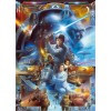  Poster XXL Star Wars Luke Skywalker collage - Panoramique - KOMAR