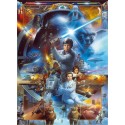  Poster XXL Star Wars Luke Skywalker collage - Panoramique - KOMAR