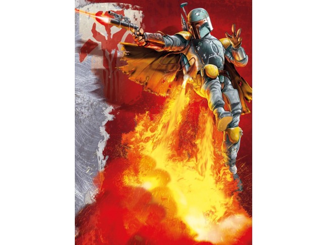  Poster XXL Star Wars Boba Fett - Panoramique - KOMAR