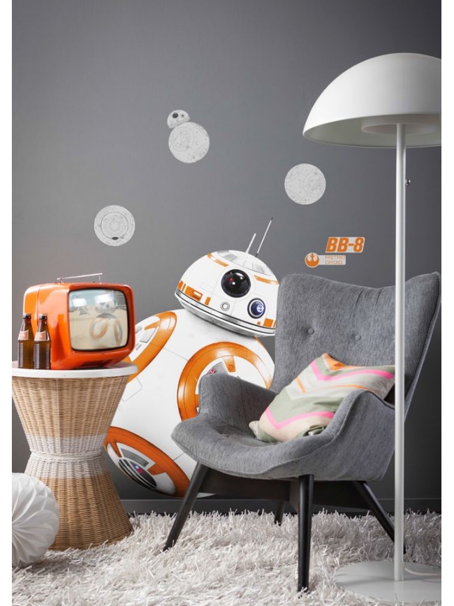 Stickers muraux Star Wars droide BB-8 - Disney KOMAR - SO NUIT