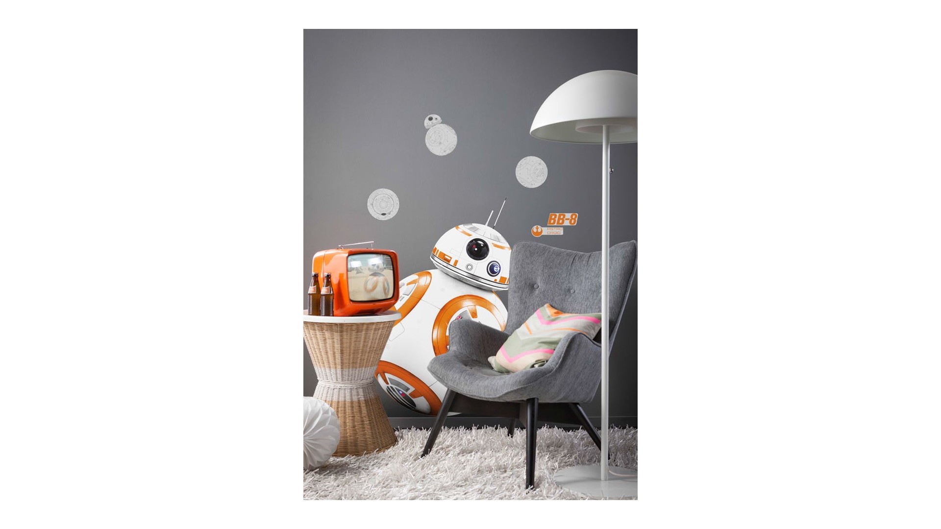 Stickers muraux Star Wars Droide BB-8 - KOMAR