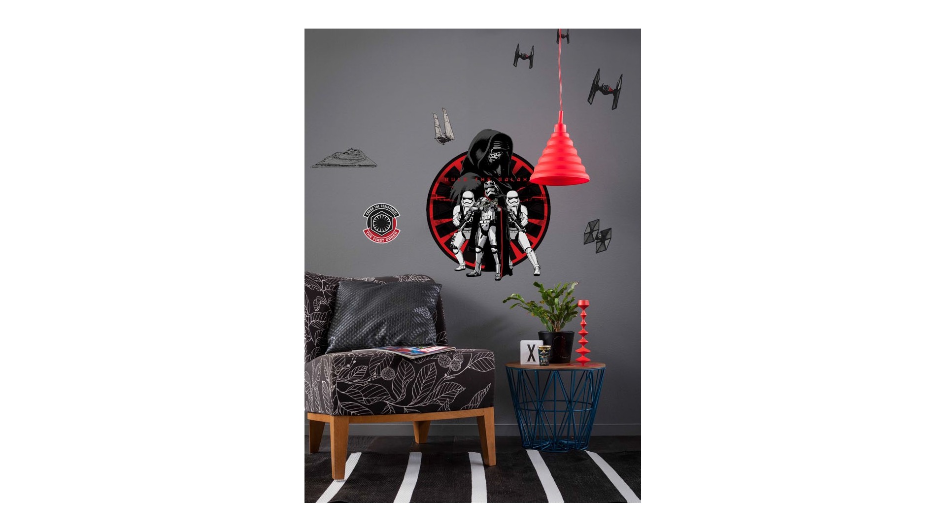 Stickers Star Wars prénom personnalisé - Autocollant muraux et deco