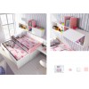 Chambre fille rose PERSONNALISABLE avec lit gigogne F050 - GLICERIO