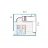 Chambre enfant garçon PERSONNALISABLE avec lit gigogne F059 - GLICERIO