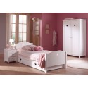 Lit fillette chambre EMILIE avec couchage 90x200 cm - SONUIT