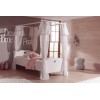 Lit baldaquin enfant chambre EMILIE avec couchage 90x200 cm - SONUIT