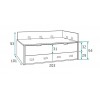 Chambre enfant originale et PERSONNALISABLE avec lit gigogne F053 - GLICERIO
