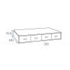 Chambre enfant complete PERSONNALISABLE F155 - GLICERIO