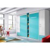 Lit escamotable armoire avec 2 couchages PERSONNALISABLE F361 - GLICERIO