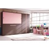 Chambre enfant avec lit escamotable horizontal & bureau PERSONNALISABLE F350 - GLICERIO