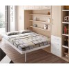 Chambre avec lit armoire escamotable avec couchage 160 x 200 PERSONNALISABLE F365 - GLICERIO