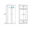 Chambre ado garcon PERSONNALISABLE F058 - GLICERIO